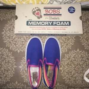 BOBS from Skechers Women's slip on shoes in blue