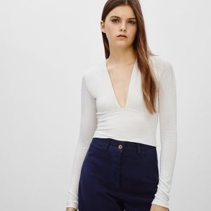 Aritzia Wilfred Free Brigitte top in Ashen