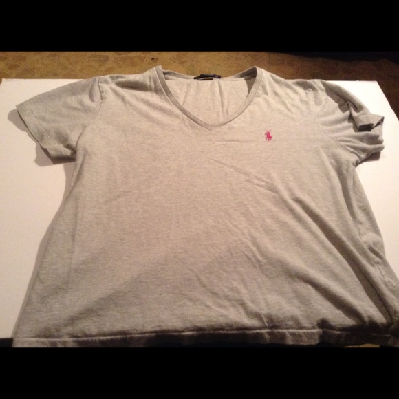 Grey Ralph Lauren Sport Top -gently used.