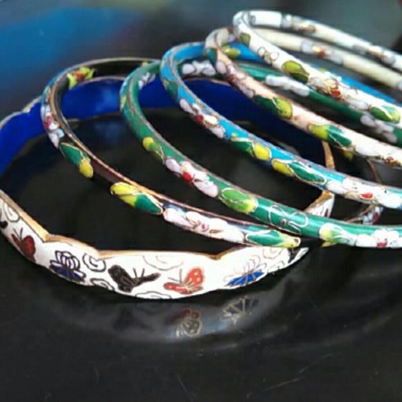 Cloisonne bracelets