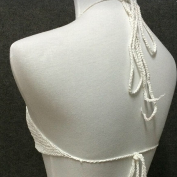 Black Knitted Halter Top - Picture 2 of 3