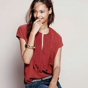J. Crew grosgrain ribbon top 00
