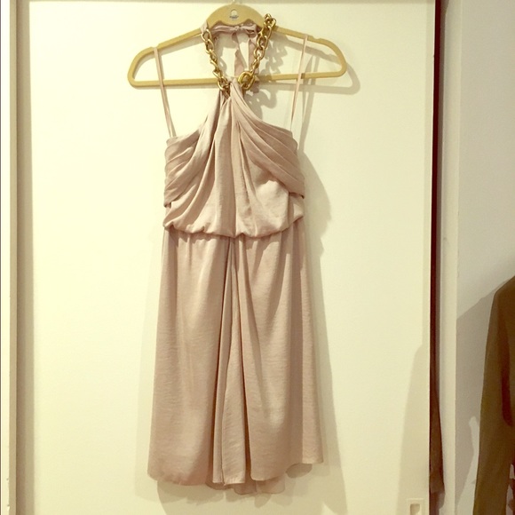 BCBG Champagne dress