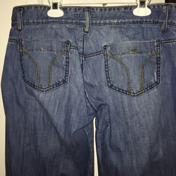 Flared leg jeans