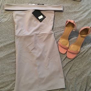 Missguided Rose suede barely there heels.