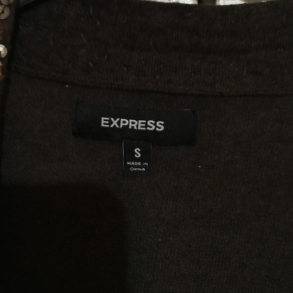 30% off 3! EXPRESS cardigan sequins! Cute!! - Picture 2 of 3