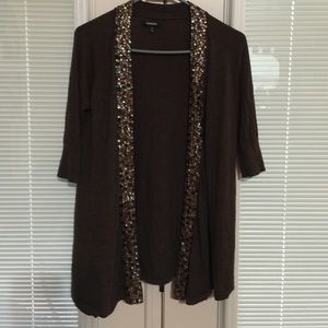 30% off 3! EXPRESS cardigan sequins! Cute!!