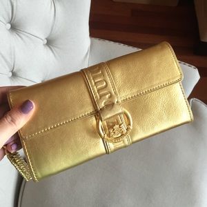 Juicy Couture gold wallet on chain