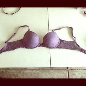 Purple lace Victoria's Secret bra