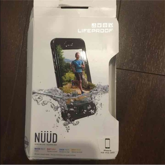 Black LifeProof Nüüd for iPhone 6s