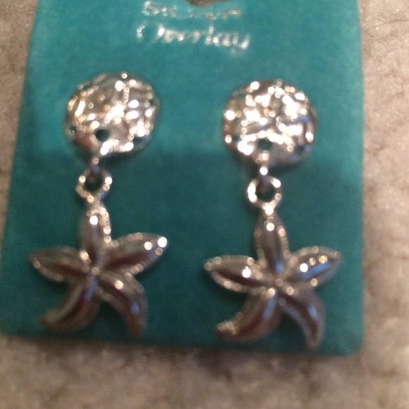 Silver overlay earrings - Picture 3 of 3