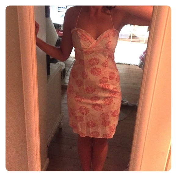 Halter Floral Dress.