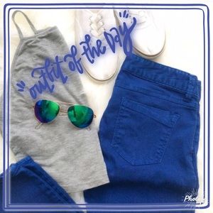 👖Express blue skinnies💙