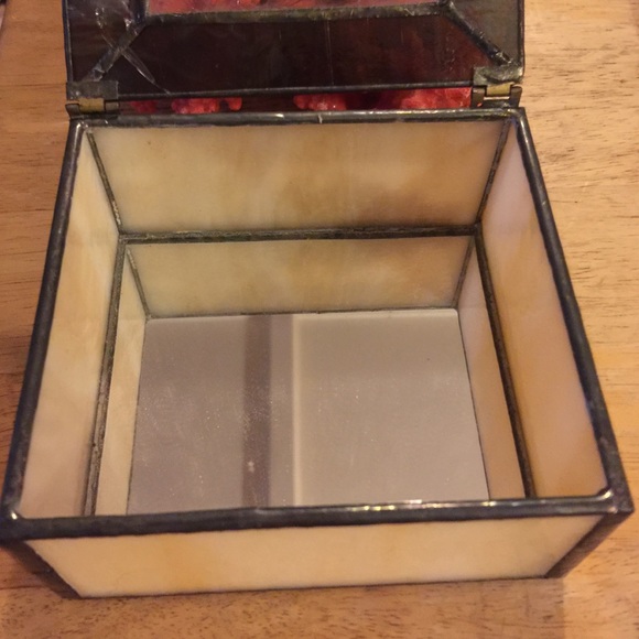 Vintage multi color glass box😍sold - Picture 3 of 4