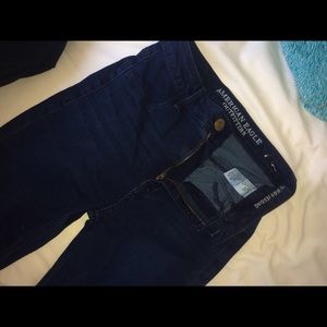 Dark blue sky high jegging