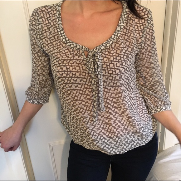 Sheer blouse