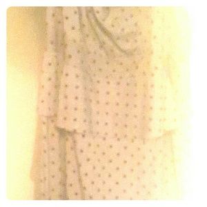 Grey polka dot dress