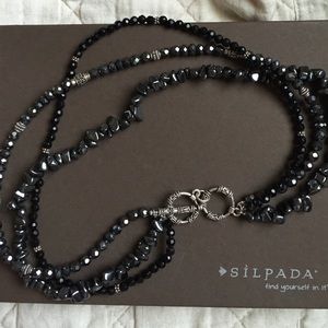 Silpada Sterling silver & Black Onyx Necklace