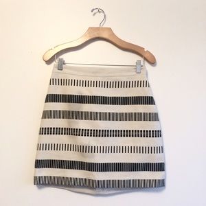 Zara Printed High-Waist Skirt