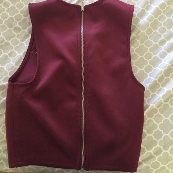 Red crop top (originally from urban outfitters) - Picture 2 of 2