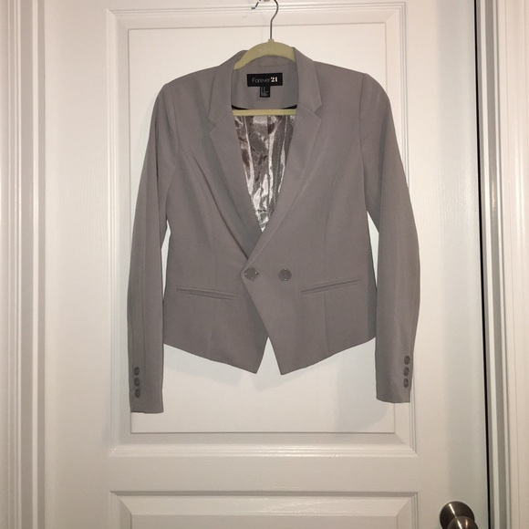 Grey Tuxedo Blazer