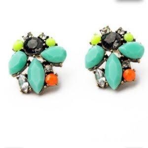 Naomi cluster CLIP-ON earrings