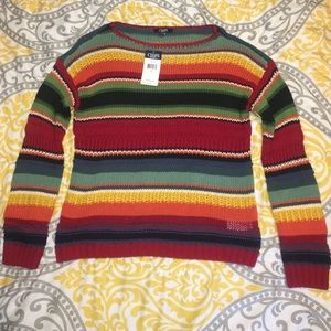 Colorful Knitted Sweater