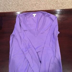 J.Crew extra small lavender V-neck sweater