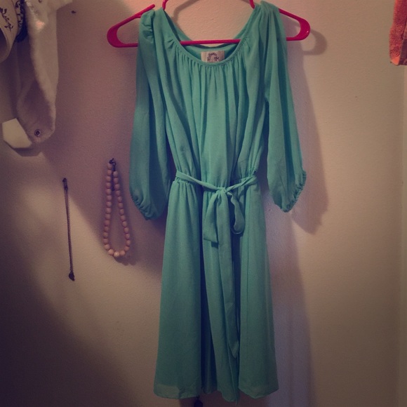 Sweet Storm Mint Dress