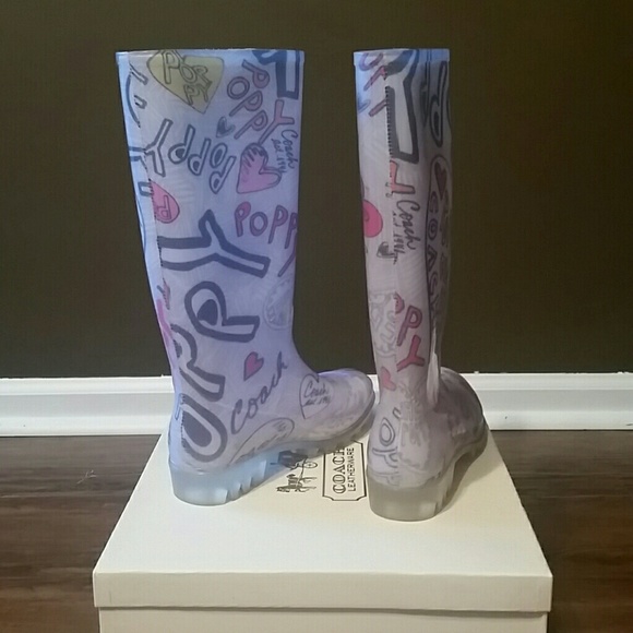 Coach poppy rain boots - Picture 2 of 4