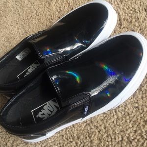 ✨✨Holographic Vans- Never worn