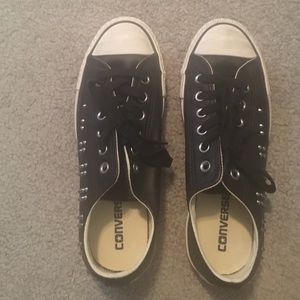 AUTHENTIC BLACK STUDDED CONVERSE