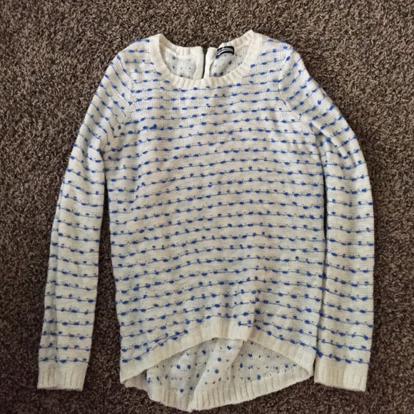 High-low sweater