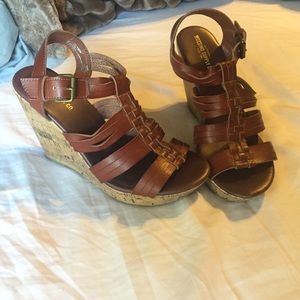 Brown and Cork Wedges