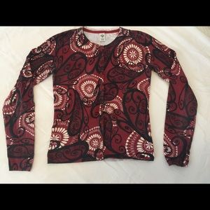 Prana print cardigan