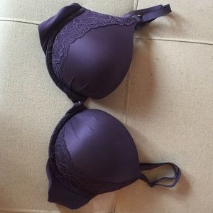 NWOT Purple Victoria's Secret push-up plunge bra