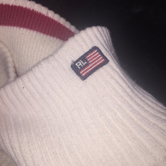 Off white Ralph Lauren half zip - Picture 2 of 3