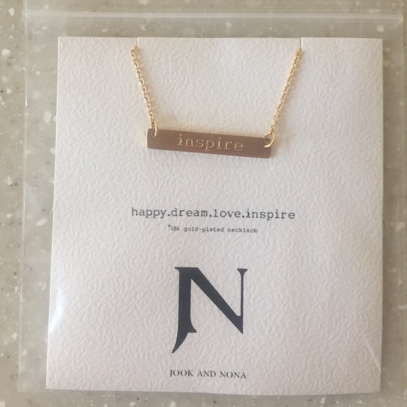 Inspire tag necklace