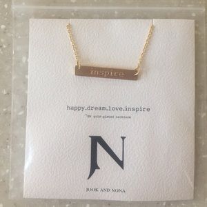 Inspire tag necklace