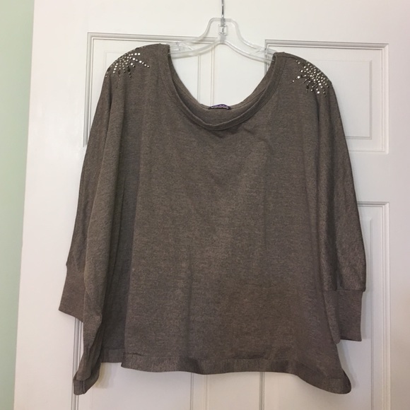 Off the shoulder sweatshirt