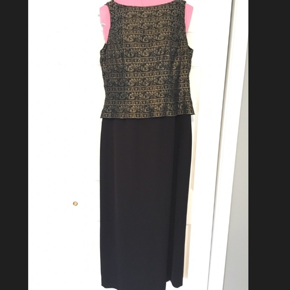 Black tie gown