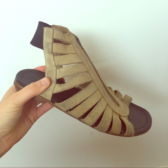 Acne Studios Suede Gladiator Sandal