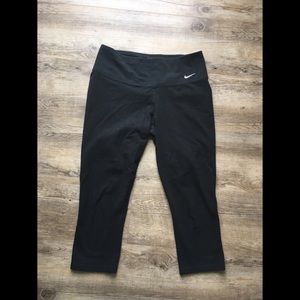 Black Nike Crops