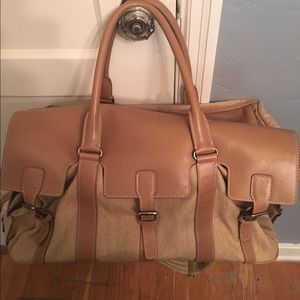 Leather made in France carry on