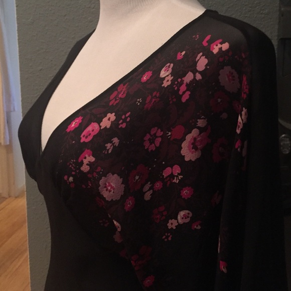 Express sheer overlay dress. - Picture 2 of 2