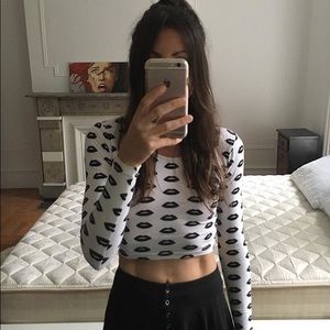American Apparel crop top