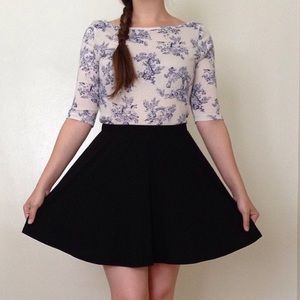 BDG Unicorn, Dolphin, & Kitty toile print shirt