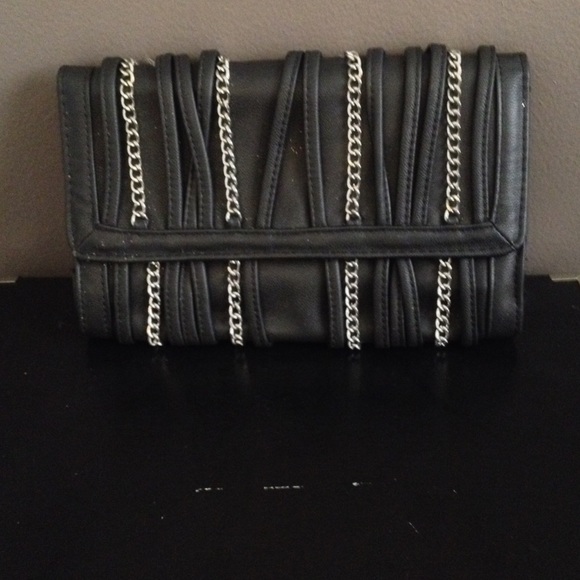 Black chain purse/clutch