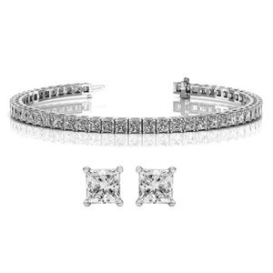 Swarovski Elements Bracelet & Earrings Set