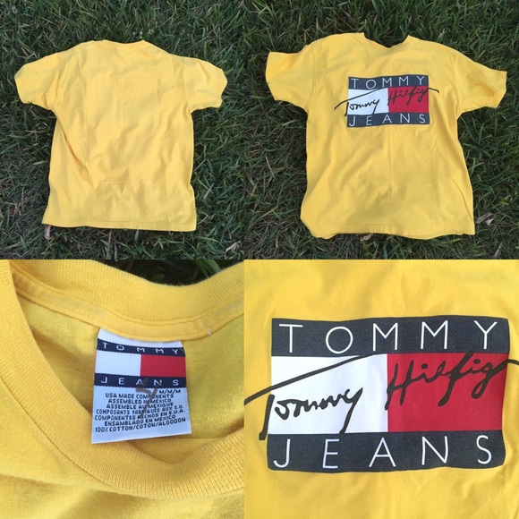 Vintage Tommy Jeans Flag T-Shirt